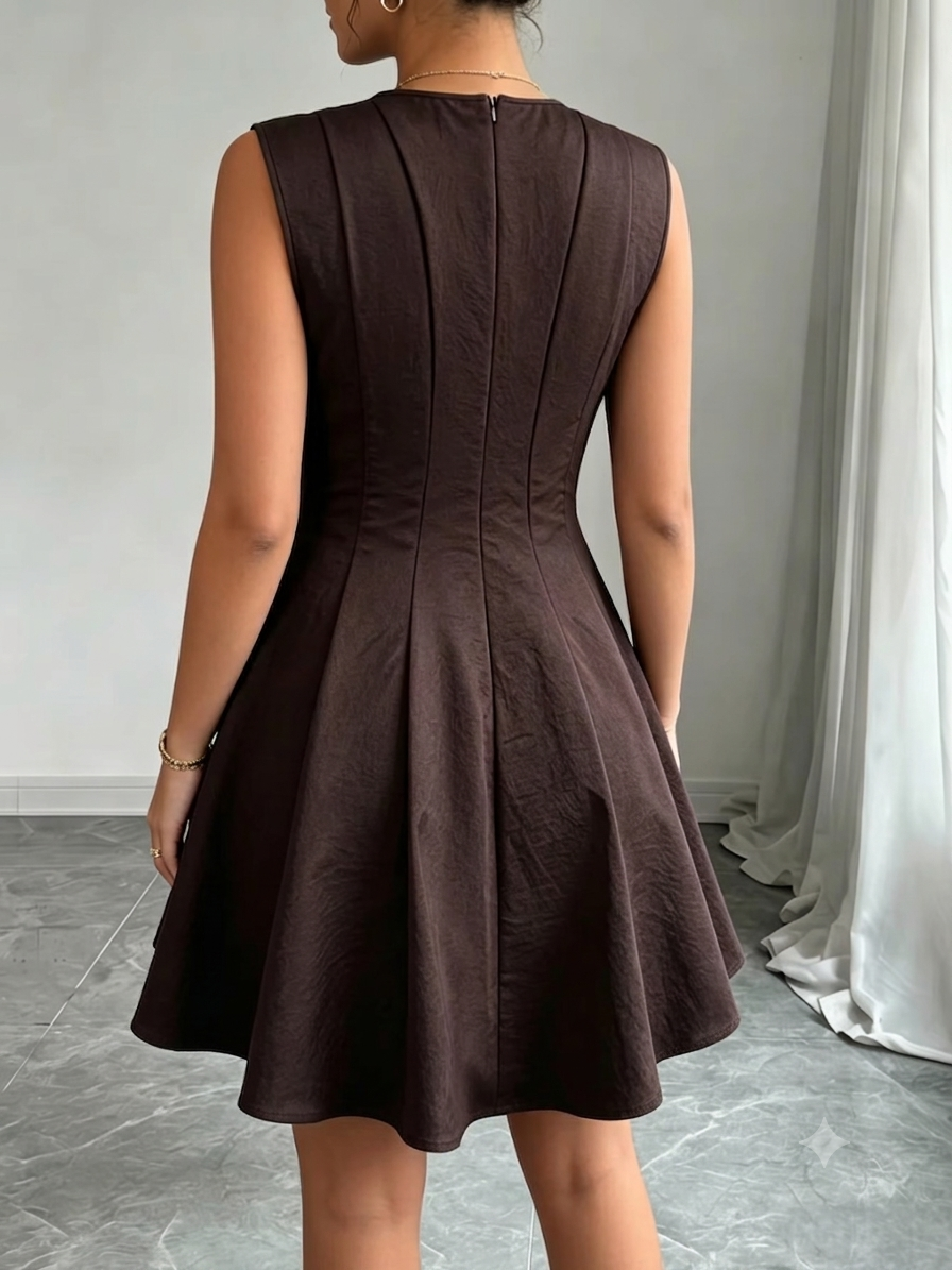 Vestido Mini Silueta en A